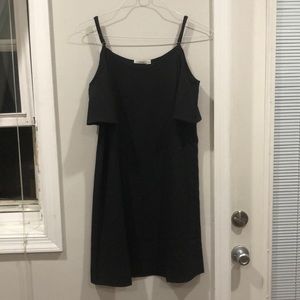 Cold shoulder little black dress size s